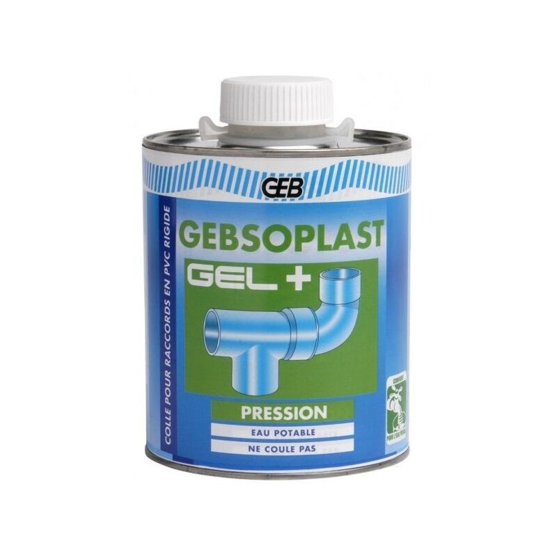 Клей для труб ПВХ Gebsoplast GEL+, 1 л