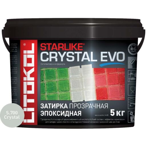 Затирочная смесь Litokol STARLIKE CRYSTAL EVO S.700,  - Акваполис