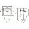 Скиммер Fitstar 1262020 бетон, квадратная крышка, 2", бронза, 1262020 - Акваполис