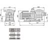 Насос Aquaviva LX STP300T (380В, 30 м3/ч, 3HP), STP300T/VWS300T - Акваполис