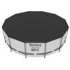 Каркасный круглый бассейн Bestway Steel Pro 56420 (366х122 см) с картриджным фильтром, тентом и лестницей, 56420 - Акваполис