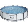 Каркасный круглый бассейн Bestway Steel Pro 56438 (457х122 см) с картриджным фильтром и лестницей, 56438 - Акваполис