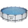 Каркасный бассейн Bestway Steel Pro 56488 (457х107 см) с картриджным фильтром, тентом и лестницей, 56488 - Акваполис