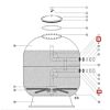 Муфта-фланец крепления для фильтров Aquaviva D1050/1250 мм, FLANGE ADAPTOR - Акваполис