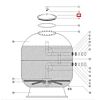 Верхняя крышка для фильтров Aquaviva D1050/1250/1400 мм, FILTER TOP COVER - Акваполис