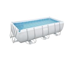 Каркасный прямоугольный бассейн Bestway Steel 56441 (404х201х100 см) с картриджным фильтром и лестницей, 56441 - Акваполис