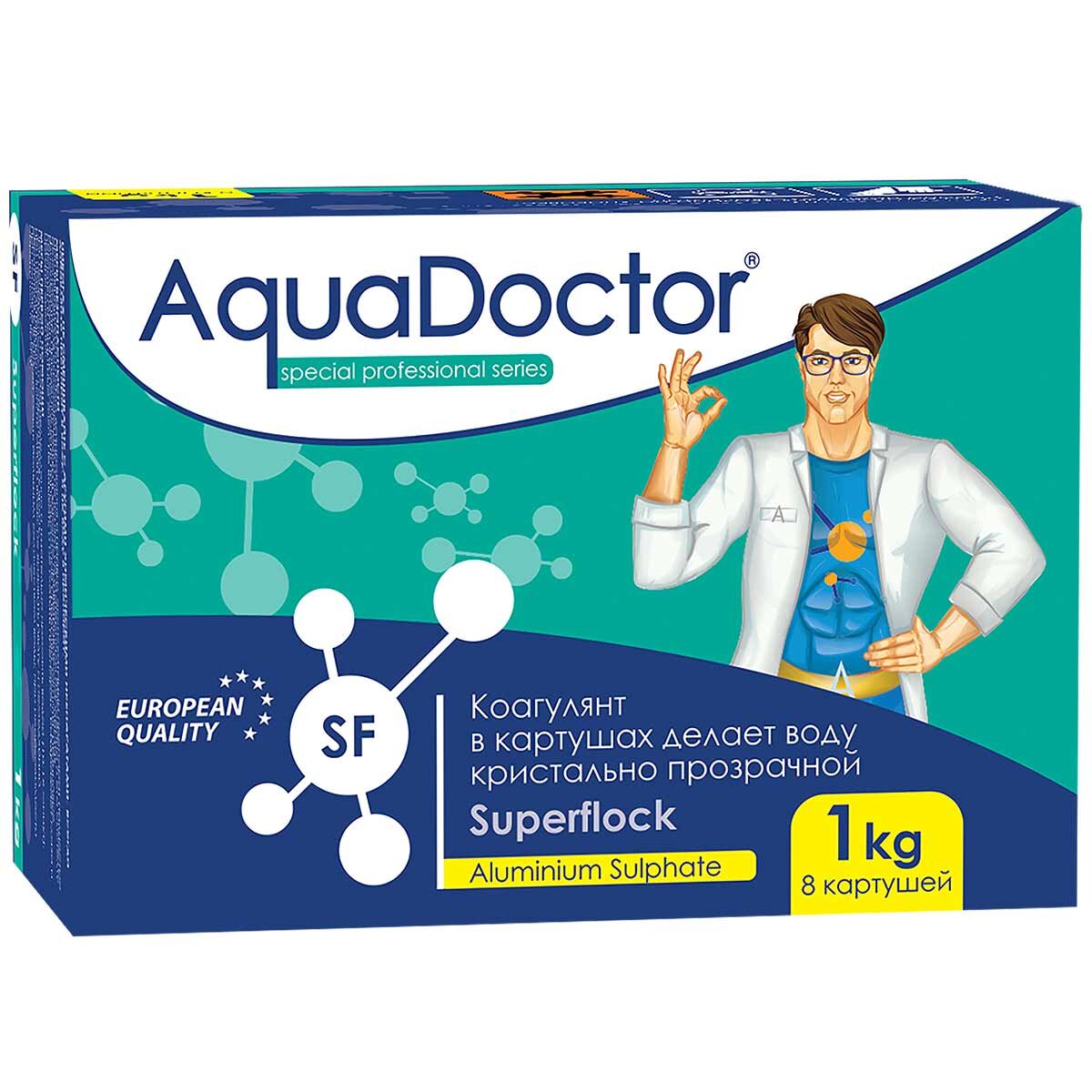 Коагулирующее средство в картушах AquaDoctor Superflock купить в  интернет-магазине Aquapolis