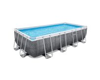 Каркасный бассейн Bestway Steel 56998 (549х274х122 см) с картриджным фильтром, лестницей и защитным тентом, 56998 - Акваполис