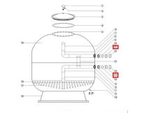 Фланец для крепления 5 крановой обвязки Aquaviva 1050-1250 мм, FLANGE ADAPTOR - Акваполис