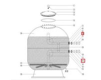 Плоская резиновая прокладка муфты-фланца Aquaviva 1400 мм, RUBBER FLAT GASGET - Акваполис