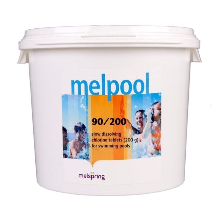 Дезинфектант для бассейна на основе хлора Melpool 90/200,  - Акваполис