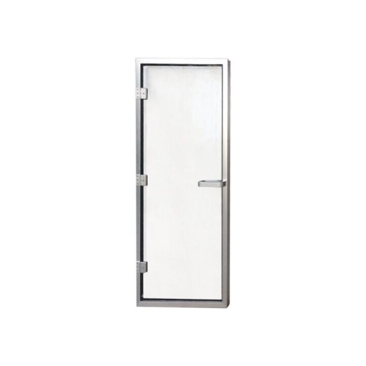 Дверь для хаммама 1890х690 (8 мм) левая, нерж. сталь, Door 4H левая - Акваполис