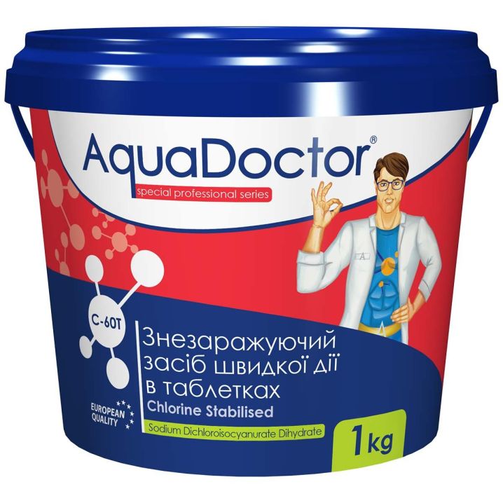 Хлор AquaDoctor C-60T 1 кг в таблетках