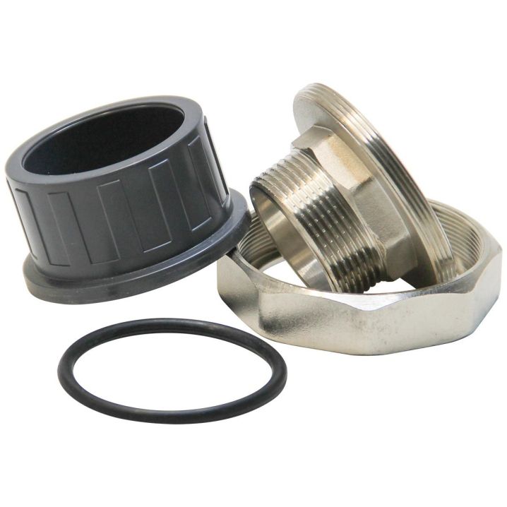 Муфта разборная переходная ПВХ/латунь НР AQUAVIVA