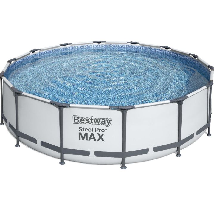 Каркасный круглый бассейн Bestway 56438 (457х122 см) с картриджным фильтром и лестницей, 56438 - Акваполис