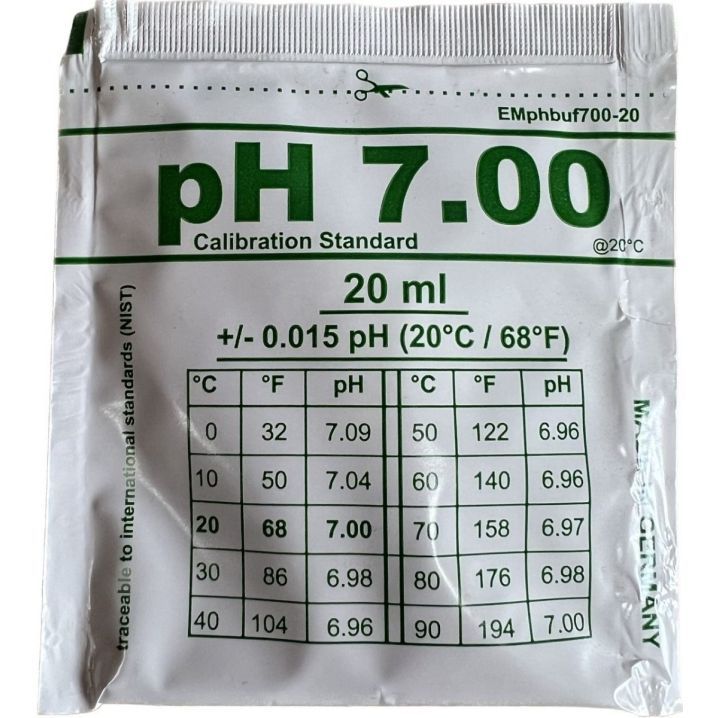 Калибровочный раствор pH 7.00 20ml, EMpHbuf700 - Акваполис